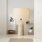 Solana | Travertine Table Lamp