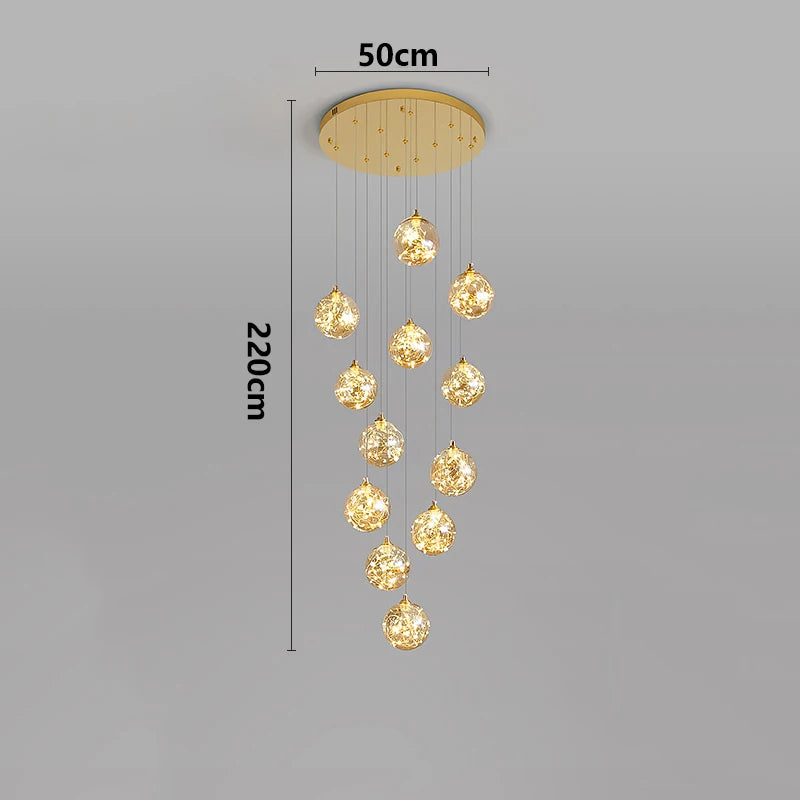 Nordic home decor dining room Pendant lamp lights indoor lighting stair lamp hanging light chandelier lamps for living room