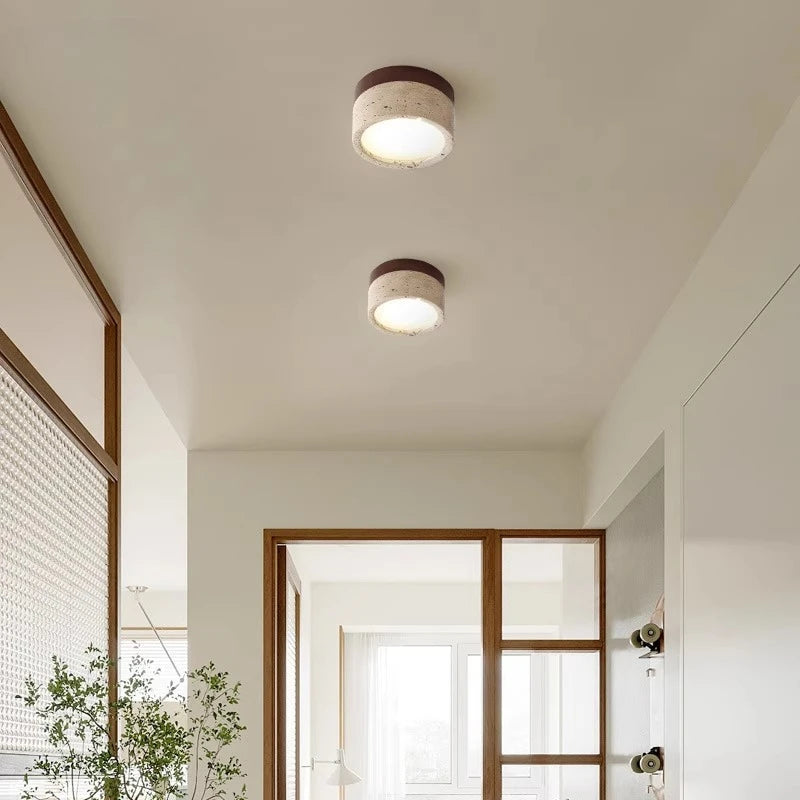 Roca | Travertine LED Ceiling Light