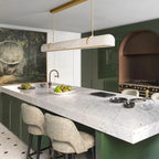Doré | Long Alabaster Kitchen Island Pendant