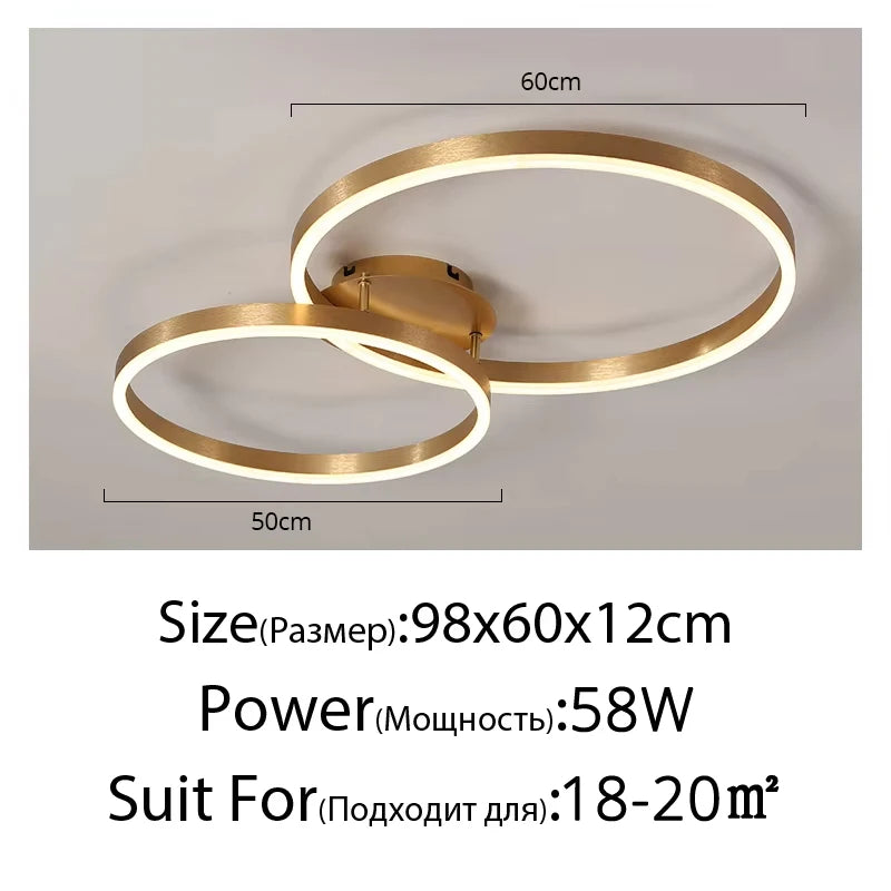 Orla | LED Ring Chandelier