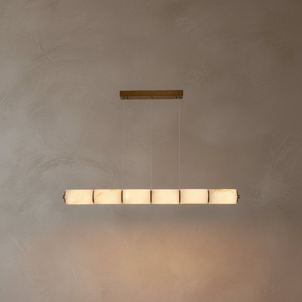Élise | Linear Alabaster LED Chandelier
