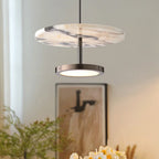 Lavinia | Round Marble Pendant Light