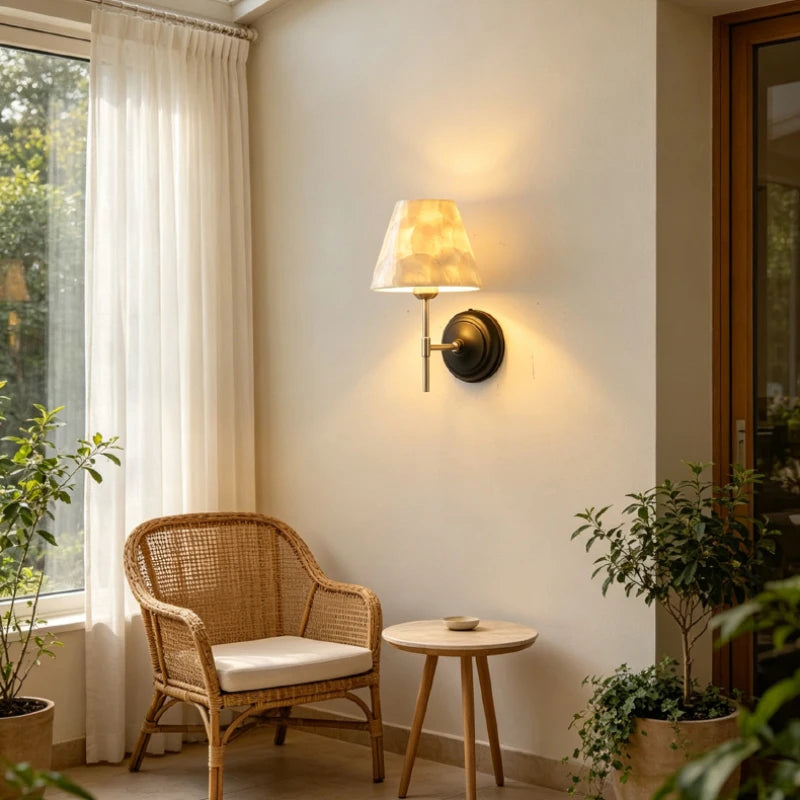 Portia | Shell Wall Sconce