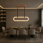 Margaux | Alabaster Linear Chandelier for Dining Tables