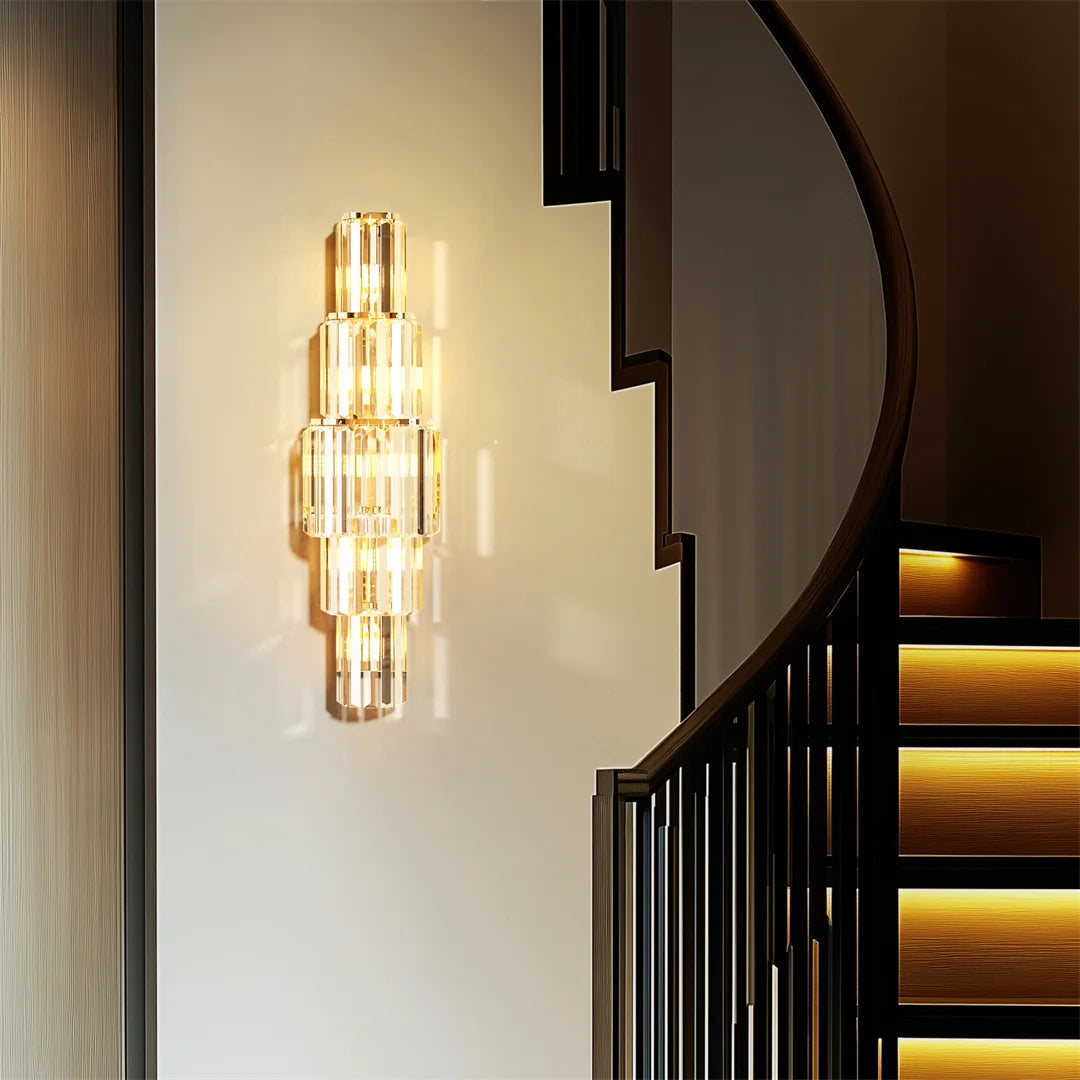 Celeste | Tiered Crystal Wall Sconce