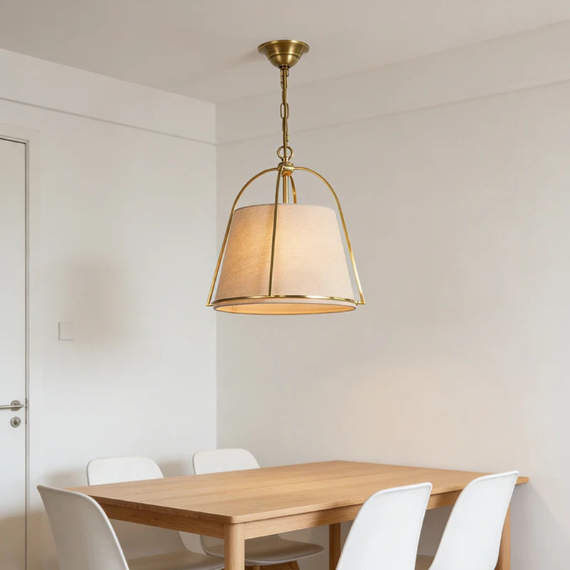 Flavia | Fabric Pendant Light