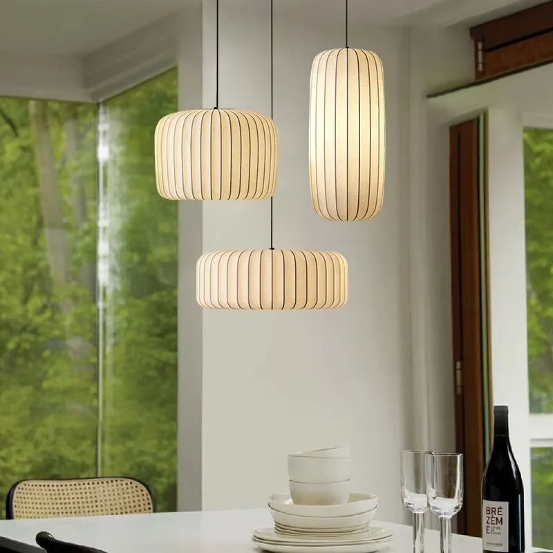 Silvia | Silk Pendant Light