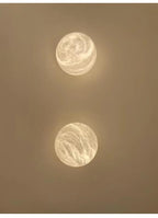 Rhea | Round Natural Marble Wall Lamp