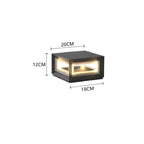 Aodh | Square Post & Pillar Garden Path Light