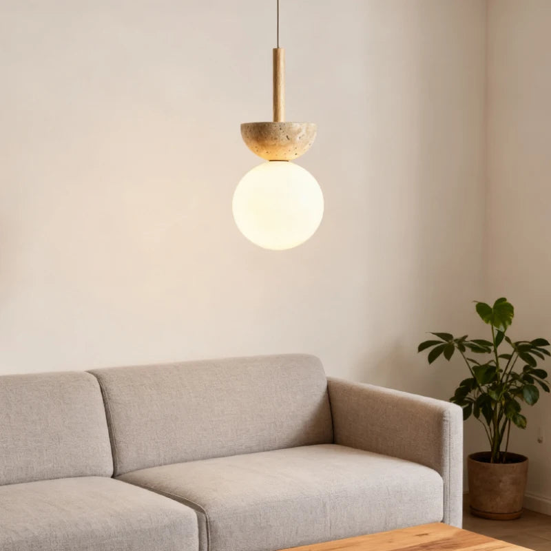 Lyra | Stone Pendant Light