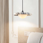 Carlotta | Round Marble Pendant Light