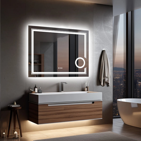 Mira | Magnifying LED Bathroom Mirror