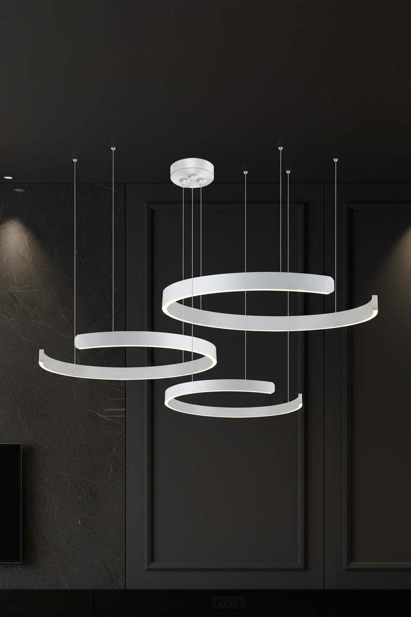 Joaquim | Nordic Aluminium Ring Chandelier