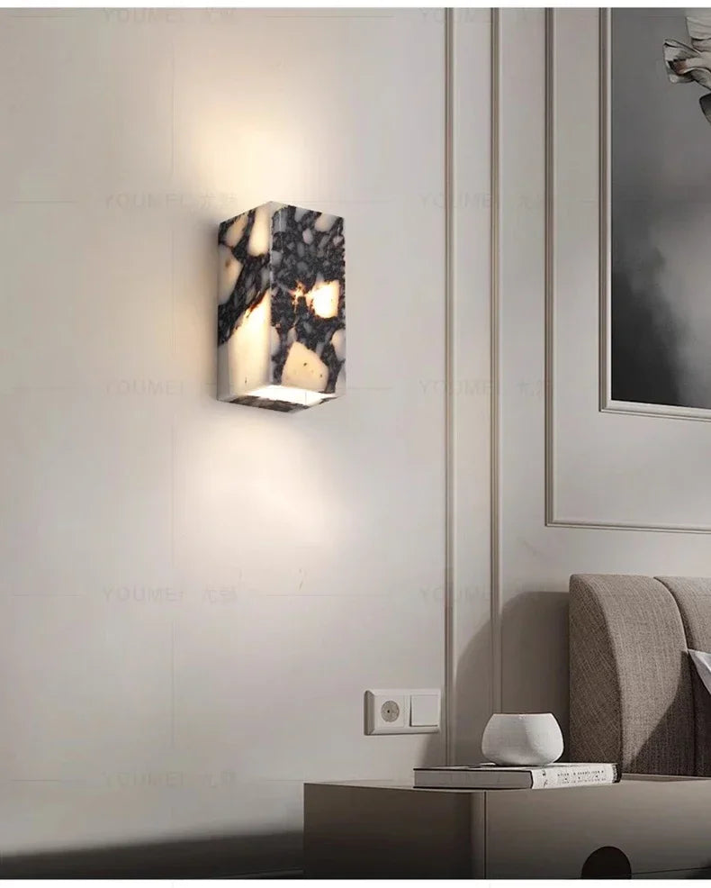 Persephone | Purple Italian Marble Wall Light