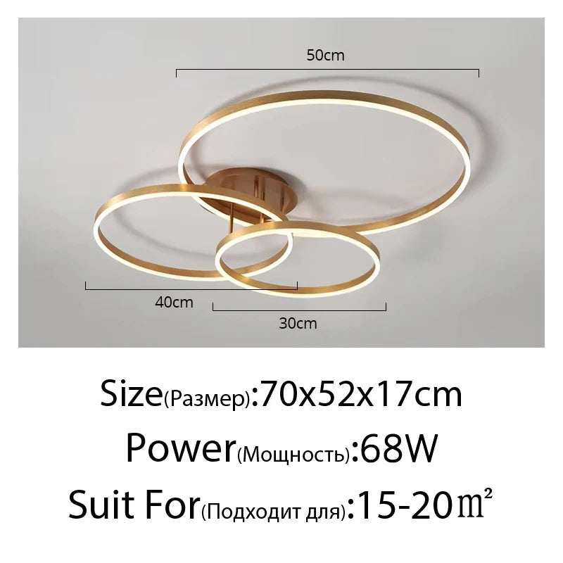 Orla | LED Ring Chandelier