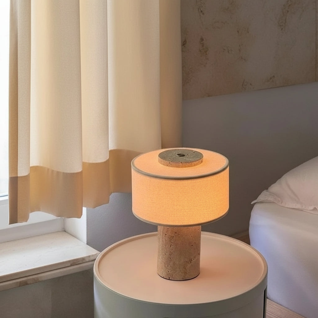 Astrid | Marble Table Lamp Touch Switch USB-Charging LED Light
