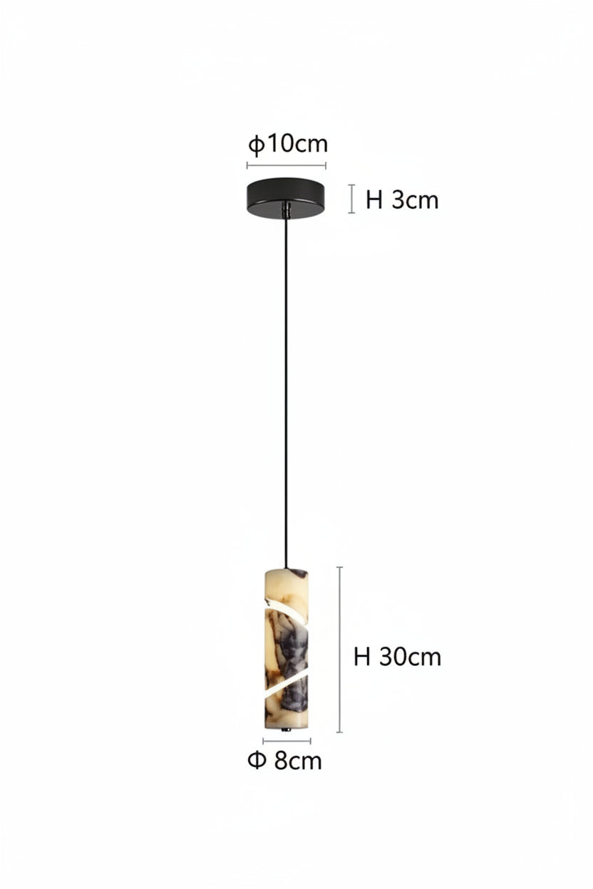 Palmira | Marble and Iron Pendant Light