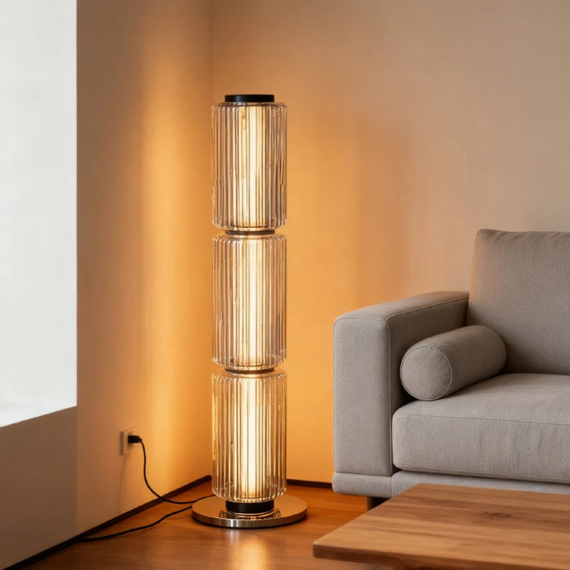 Domitia | Glass Floor Lamp