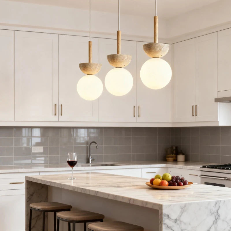 Lyra | Stone Pendant Light
