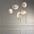 Séraphine | Alabaster Staircase Pendant Light