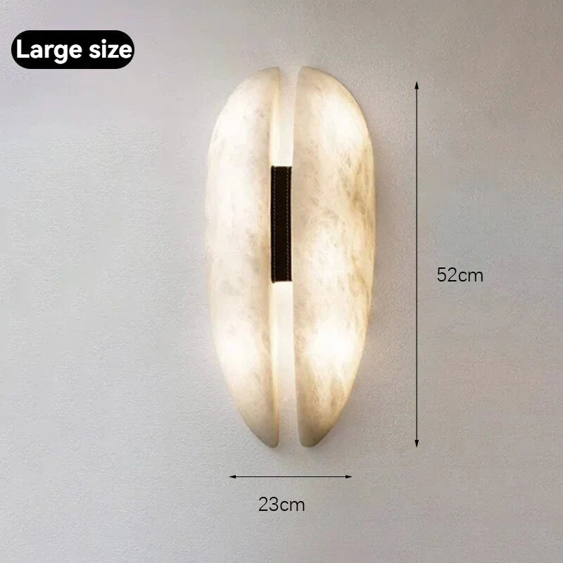 Fiorella | Brass and Marble Designer Sconce