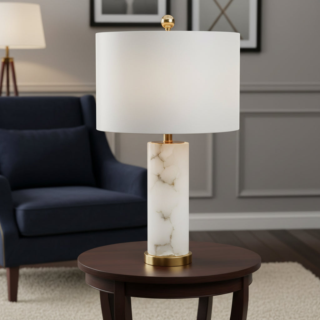 Amélie | Natural Spanish Alabaster Table Lamp