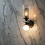 Vitrea | Clear Glass Wall Sconce