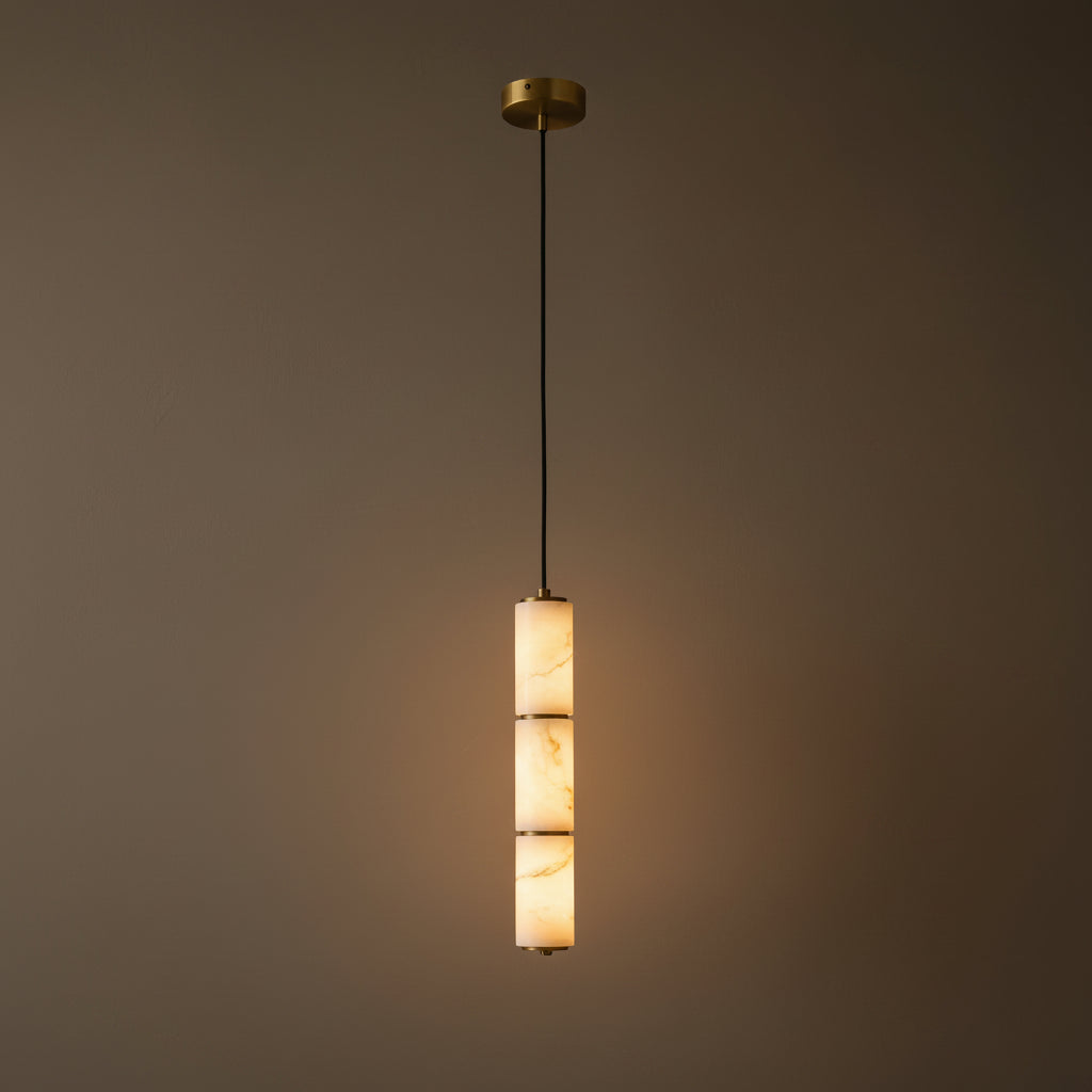 Élise | Linear Alabaster LED Chandelier