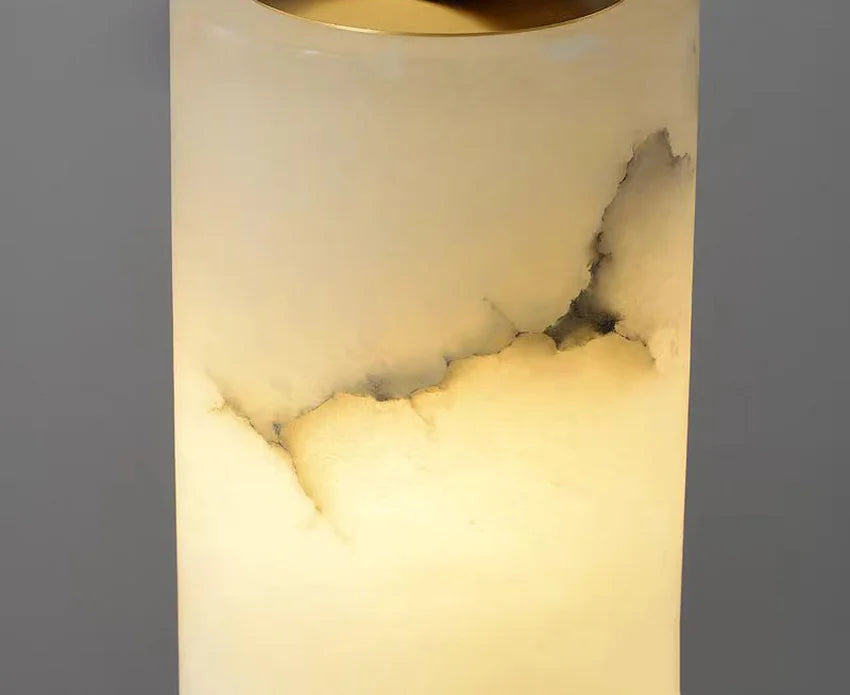 Artemis | Alabaster & Copper Pendant Light