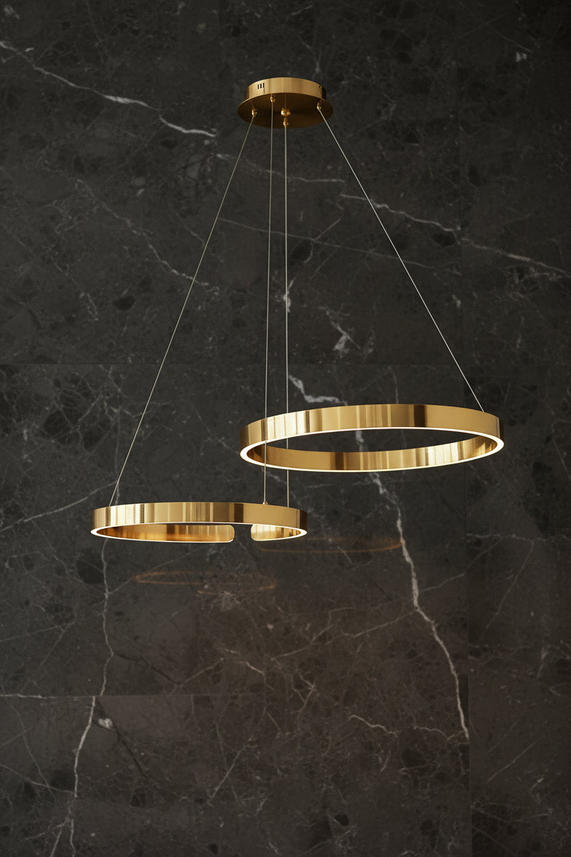 Joaquim | Nordic Aluminium Ring Chandelier