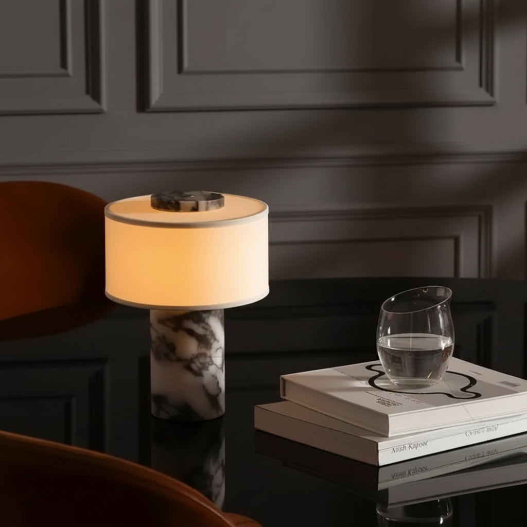 Astrid | Marble Table Lamp Touch Switch USB-Charging LED Light