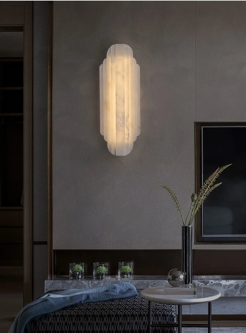 Theia | Alabaster Wall Lamp