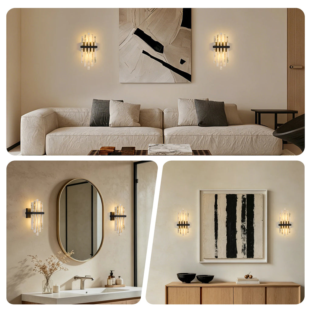Elia | Modern Marble Wall Lamp