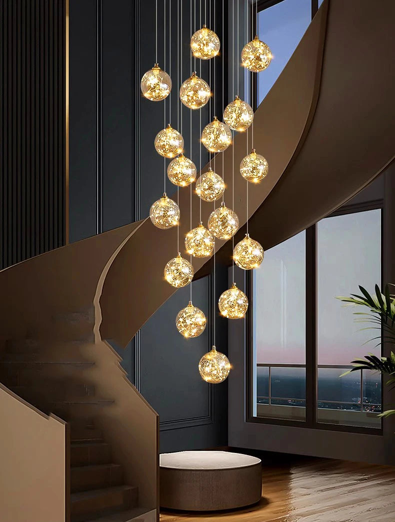 Nordic home decor dining room Pendant lamp lights indoor lighting stair lamp hanging light chandelier lamps for living room