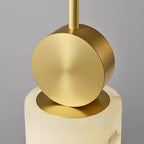 Artemis | Alabaster & Copper Pendant Light
