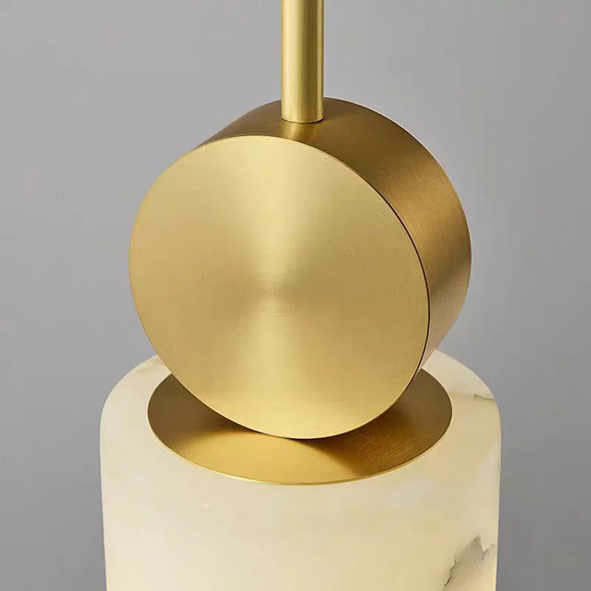 Artemis | Alabaster & Copper Pendant Light