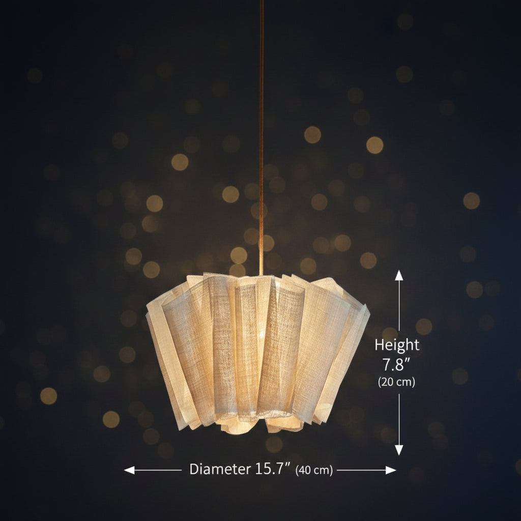 Clara | Handmade Fabric Wabi-Sabi Chandelier