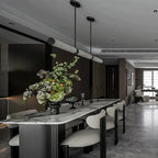 Fulvia | Long Alabaster Linear Chandelier