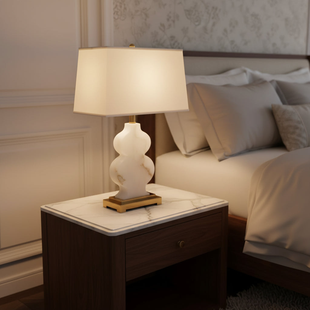 Amélie | Natural Spanish Alabaster Table Lamp