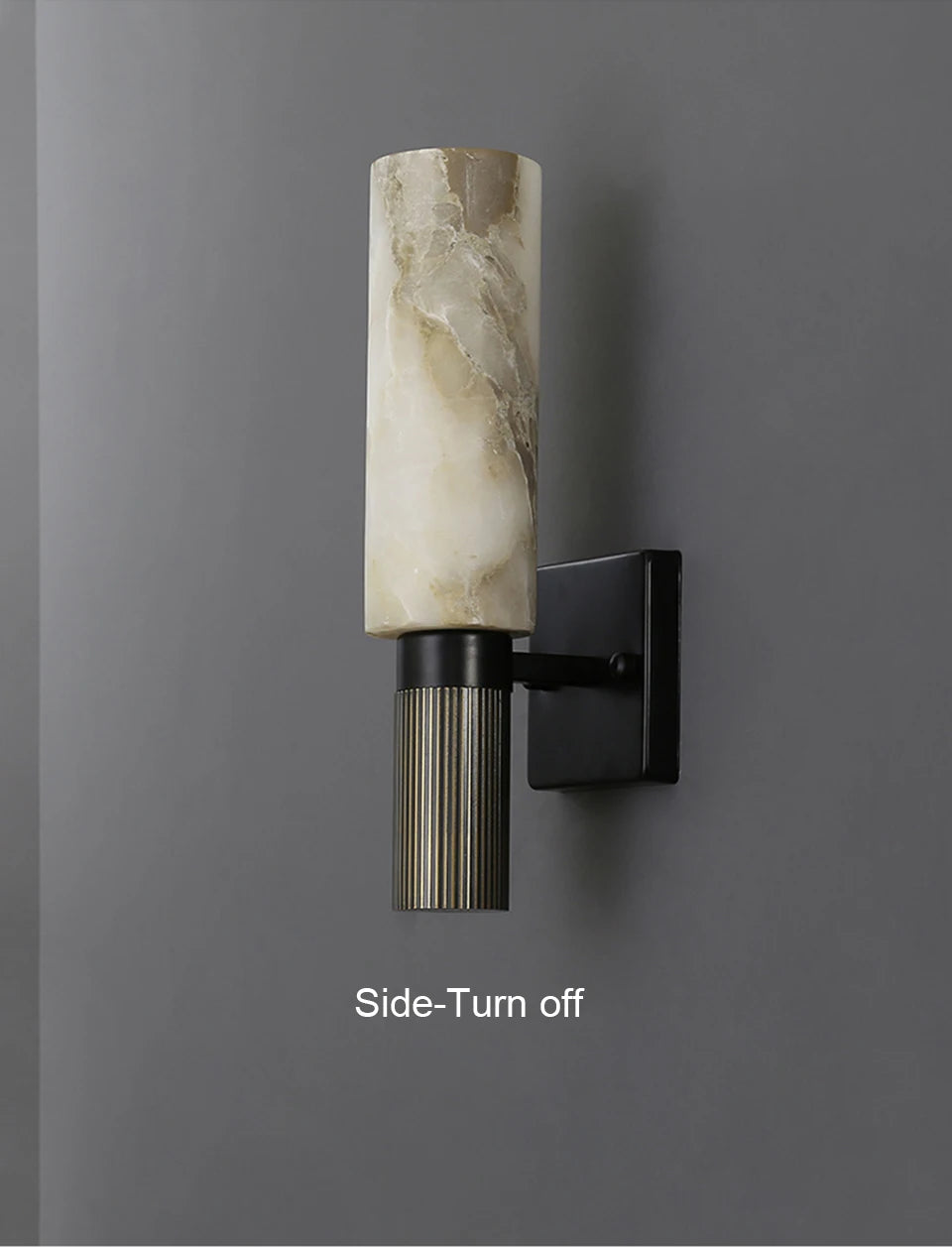 Hera | Natural Marble Bedside Wall Sconce