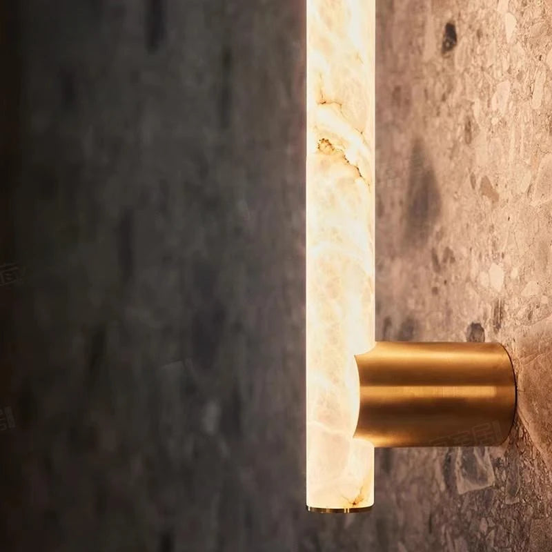Elpis | Marble and Copper Bathroom Wall Light