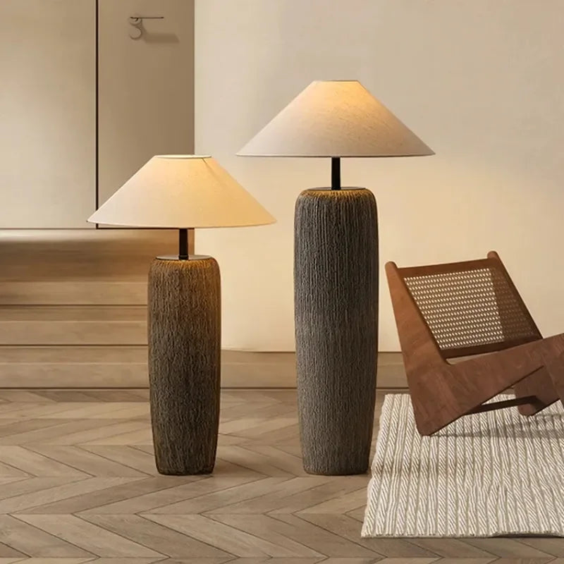 Leonor | Ceramic Wabi-Sabi Floor Lamp