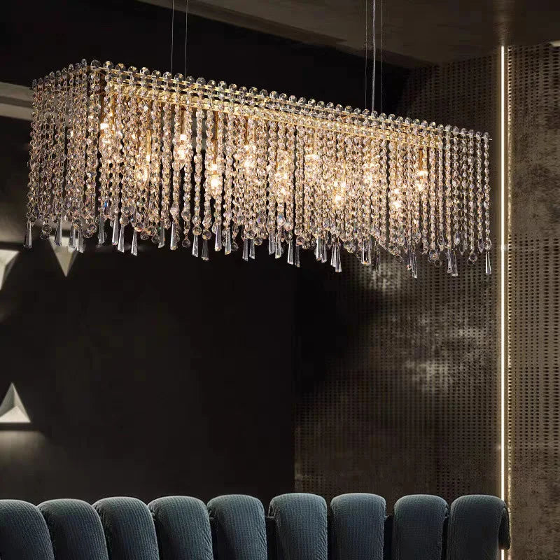 Sterling | Crystal Linear Chandelier