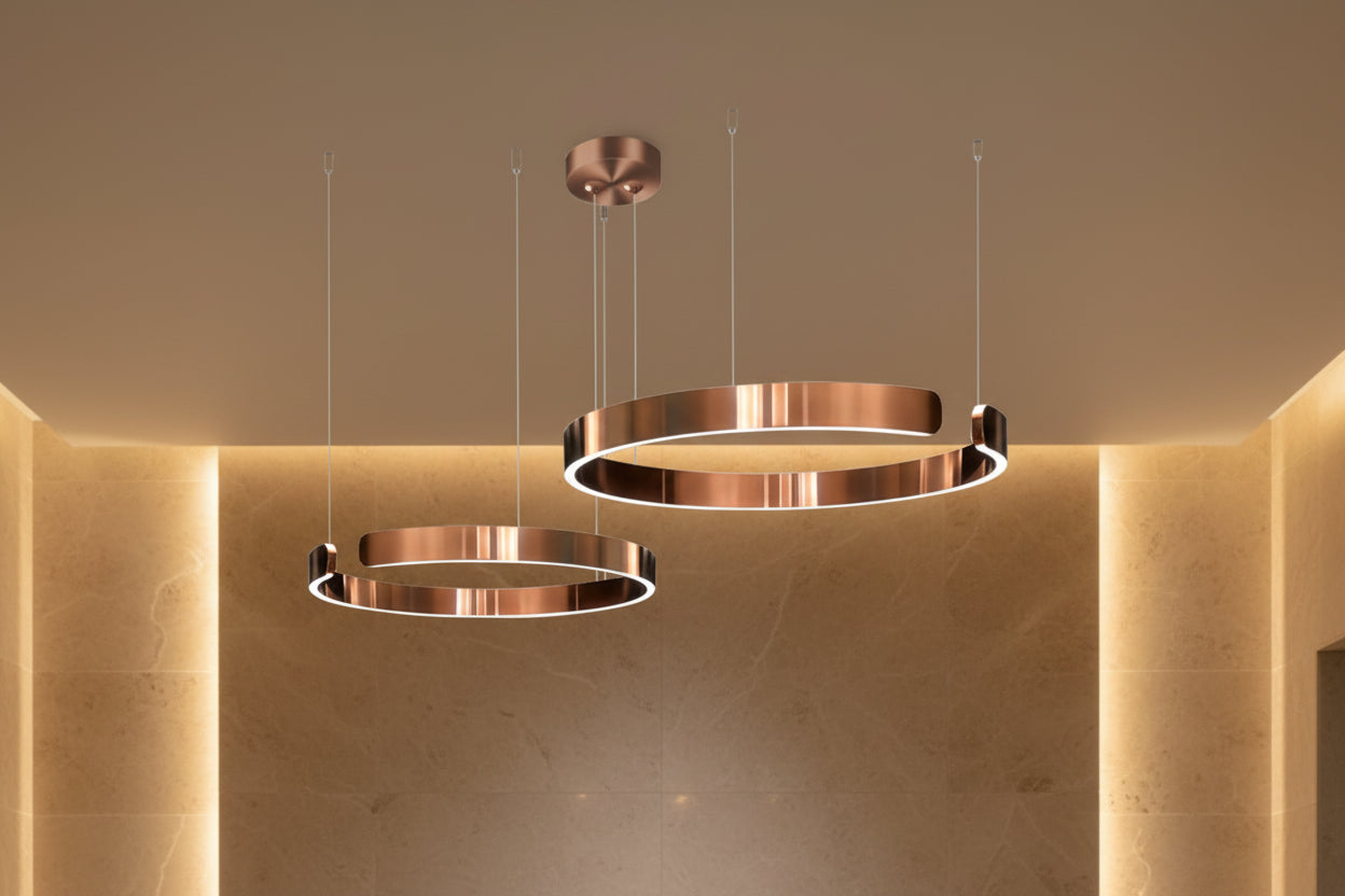 Joaquim | Nordic Aluminium Ring Chandelier