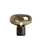 Nyx | Marble & Glass Mushroom Table Lamp
