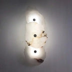 Athena | Natural Marble Multi-Stone Wall Sconce