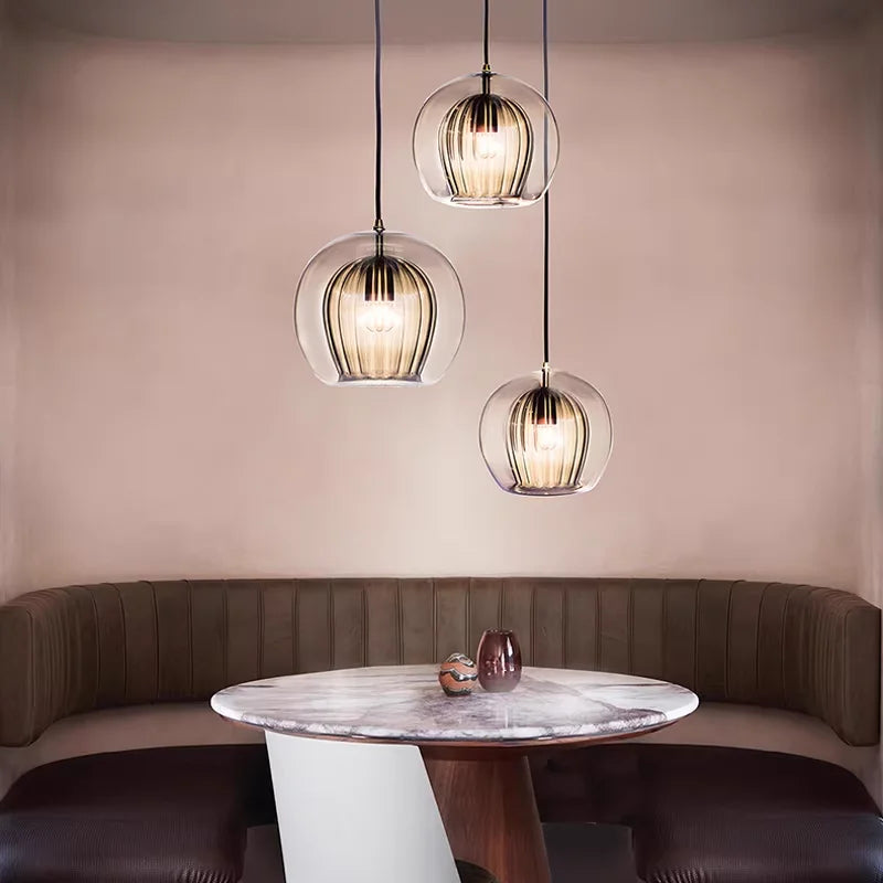 Quintia | Modern Glass Pendant Light