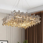 Frost | Chrome Crystal Chandelier