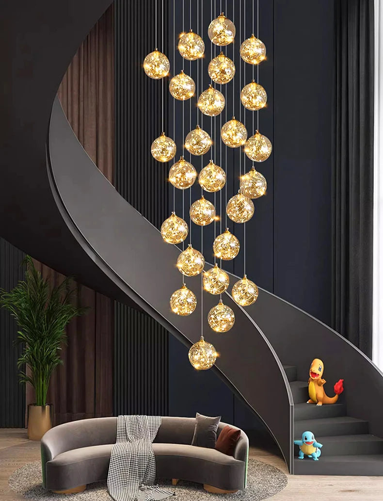 Nordic home decor dining room Pendant lamp lights indoor lighting stair lamp hanging light chandelier lamps for living room